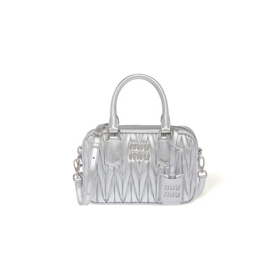 MIU MIU ARCADIE MATELASSÉ NAPPA LEATHER BAG 5BB123 (19*13*6cm)